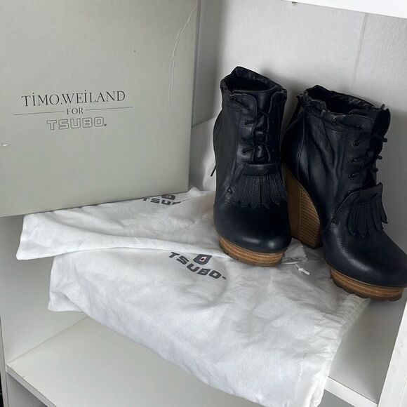 Timo Weiland for Tsubo Royse Black Boots 7 - Picture 7 of 11